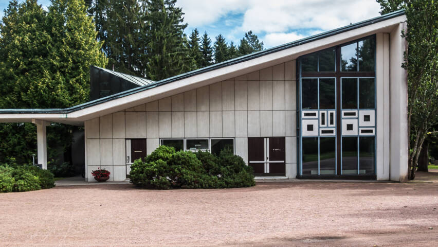 Parikan kappeli ulkoa päin.